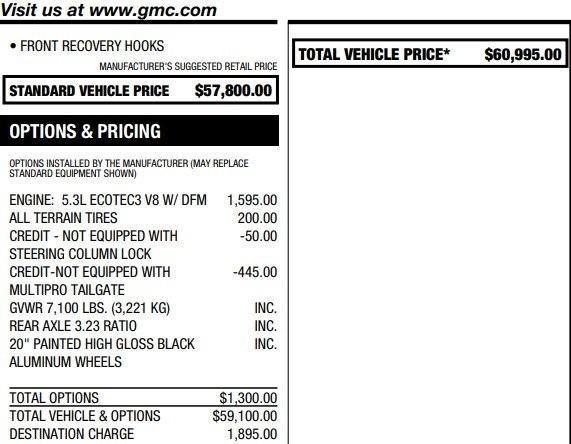 used 2023 GMC Sierra 1500 car, priced at $43,995