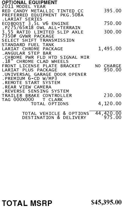 used 2011 Ford F-150 car, priced at $14,995