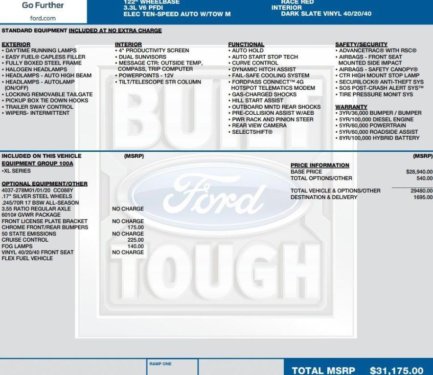 used 2021 Ford F-150 car, priced at $21,495