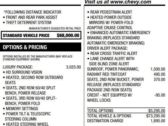 used 2023 Chevrolet Suburban car, priced at $54,995