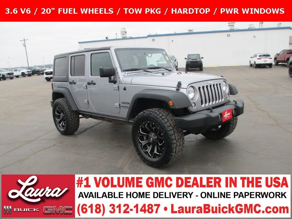 used 2017 Jeep Wrangler Unlimited car, priced at $18,995