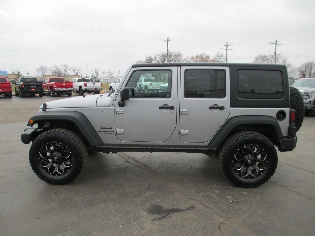 used 2017 Jeep Wrangler Unlimited car, priced at $18,995