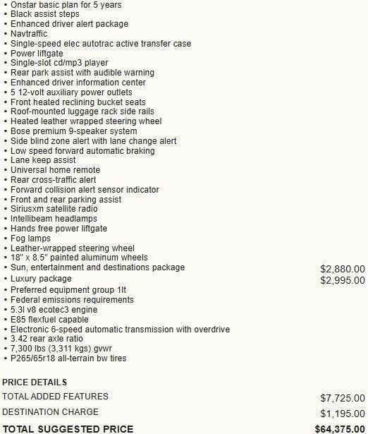 used 2017 Chevrolet Tahoe car, priced at $18,995