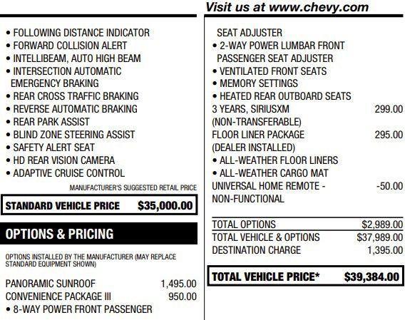 used 2025 Chevrolet Equinox car, priced at $33,372