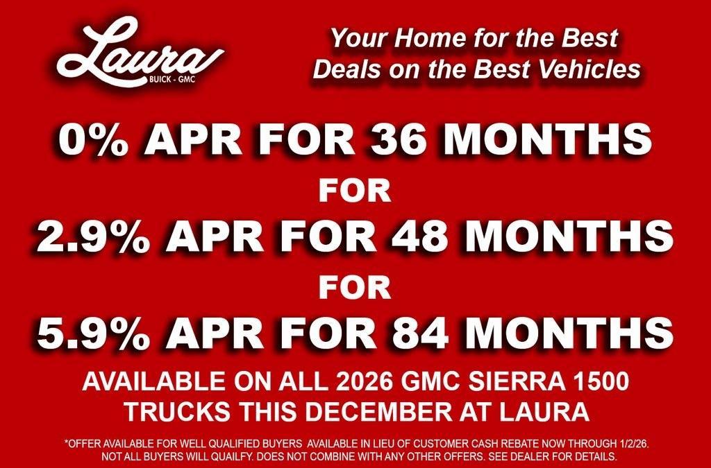 new 2026 GMC Sierra 1500 car, priced at $66,990