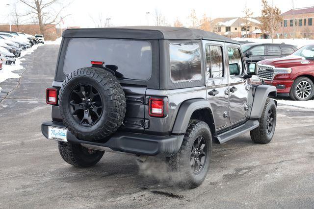 used 2022 Jeep Wrangler Unlimited car, priced at $25,740