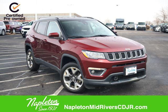 used 2021 Jeep Compass car, priced at $18,642