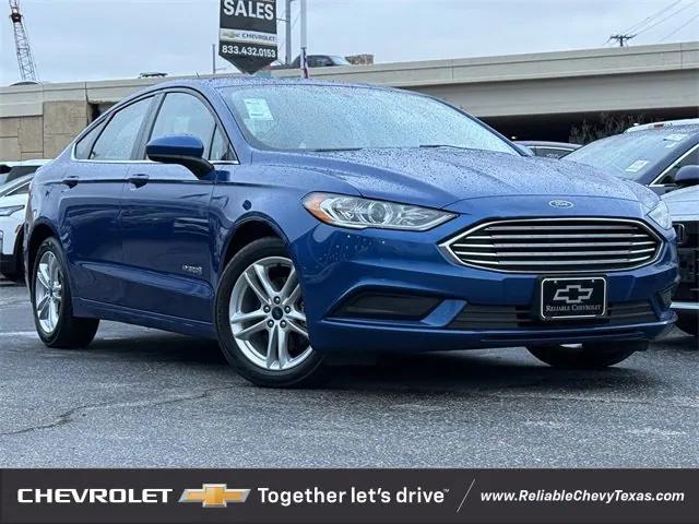 used 2018 Ford Fusion Hybrid car, priced at $13,671