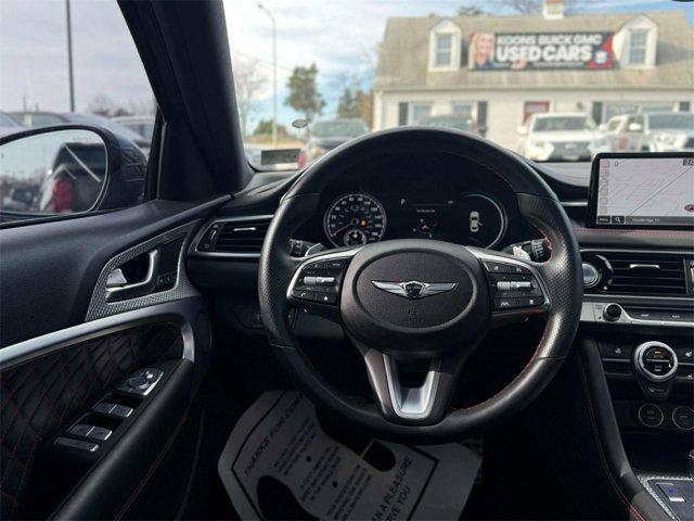 used 2023 Genesis G70 car, priced at $32,000