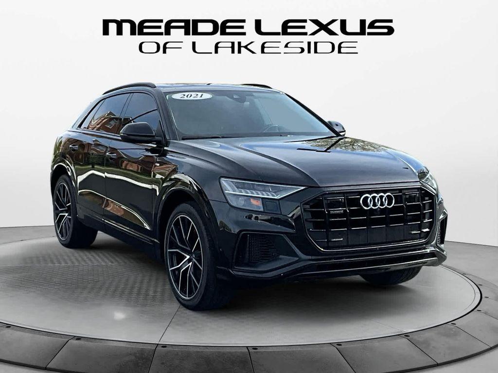 used 2021 Audi Q8 car, priced at $32,578