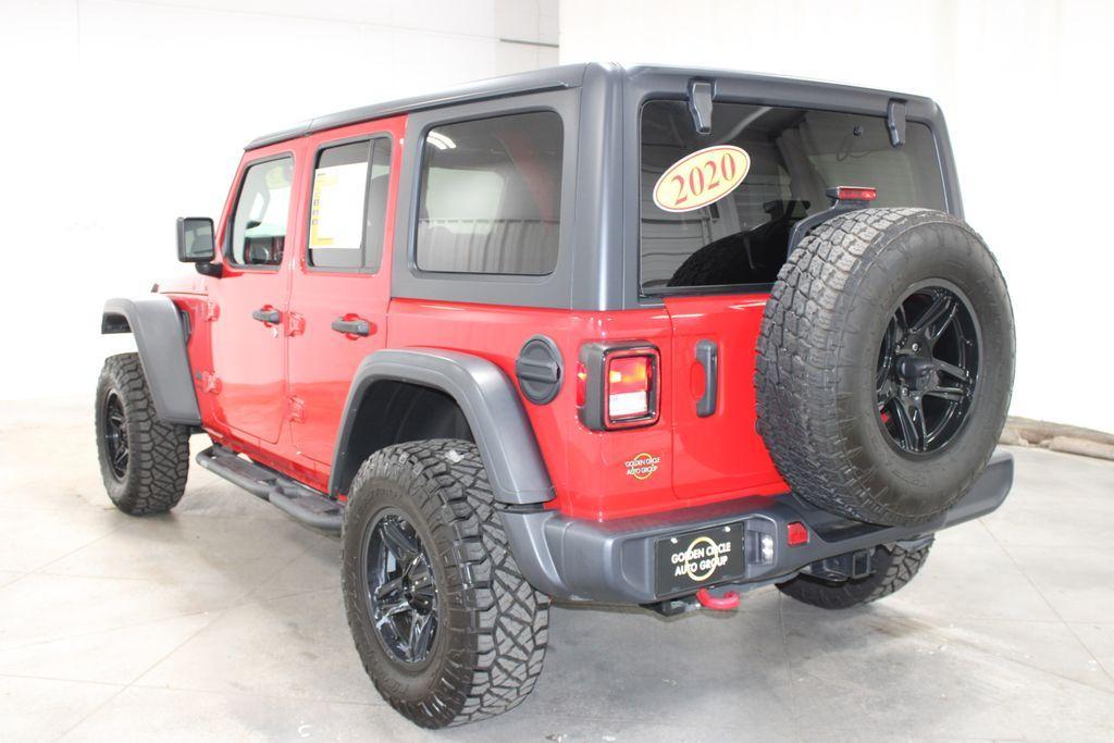 used 2020 Jeep Wrangler Unlimited car, priced at $34,528