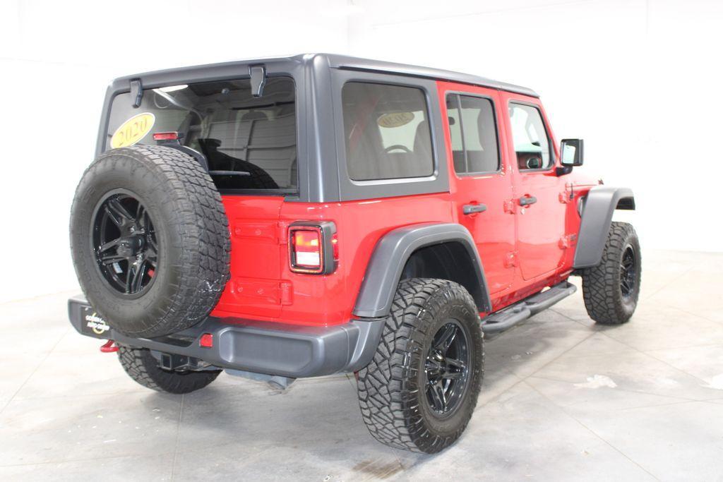 used 2020 Jeep Wrangler Unlimited car, priced at $34,528