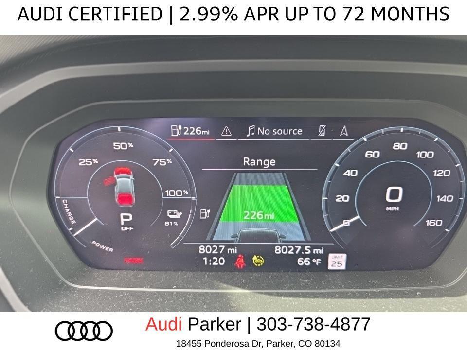 used 2024 Audi Q4 e-tron car, priced at $36,701