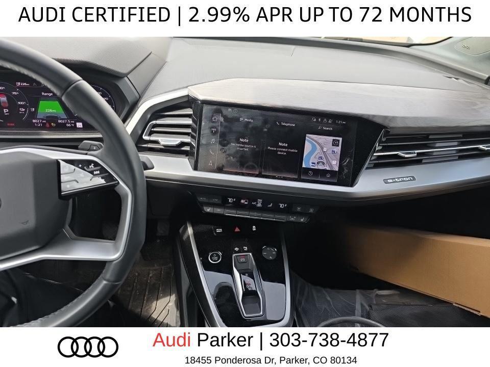 used 2024 Audi Q4 e-tron car, priced at $36,701
