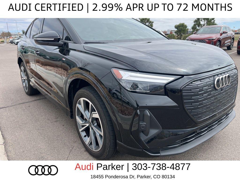 used 2024 Audi Q4 e-tron car, priced at $30,454