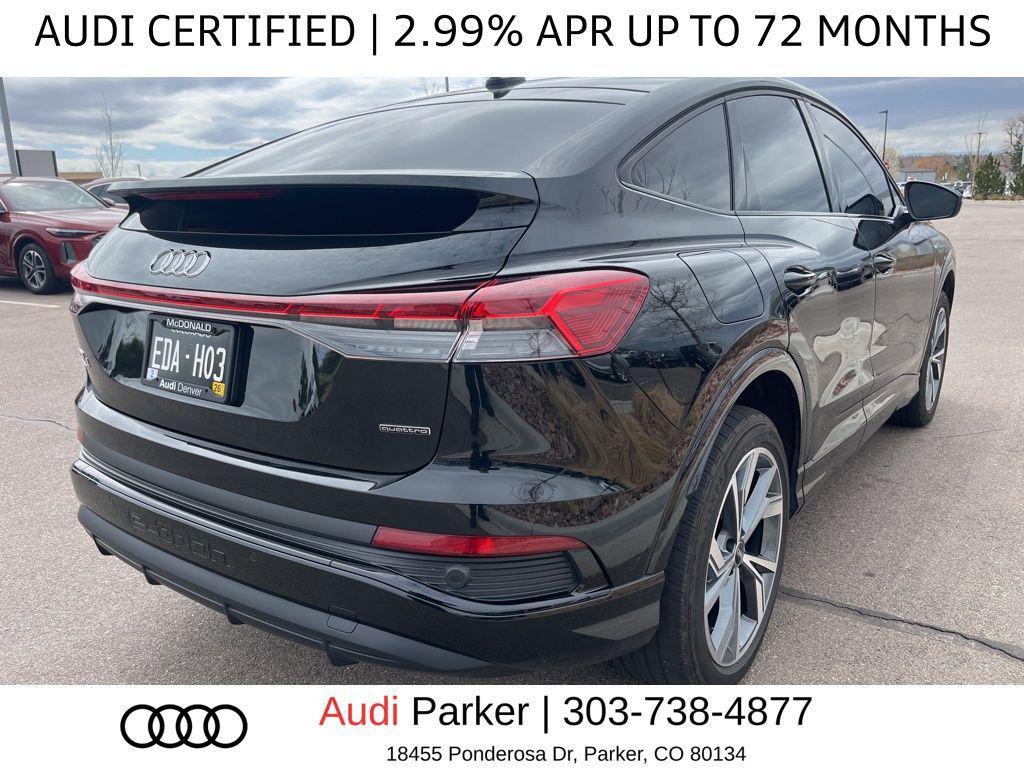 used 2024 Audi Q4 e-tron car, priced at $30,454