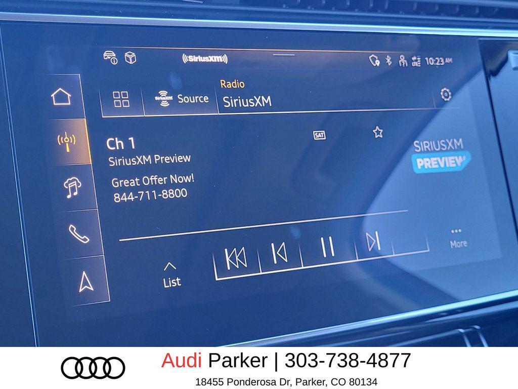 new 2025 Audi Q7 car, priced at $70,040