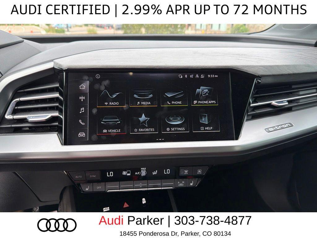 used 2023 Audi Q4 e-tron car, priced at $26,201
