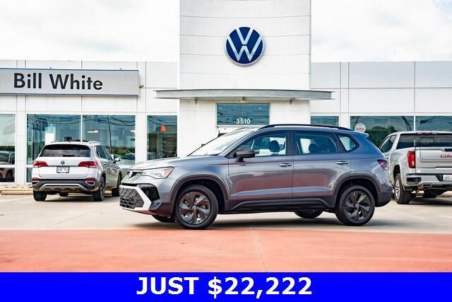 new 2025 Volkswagen Taos car, priced at $22,222