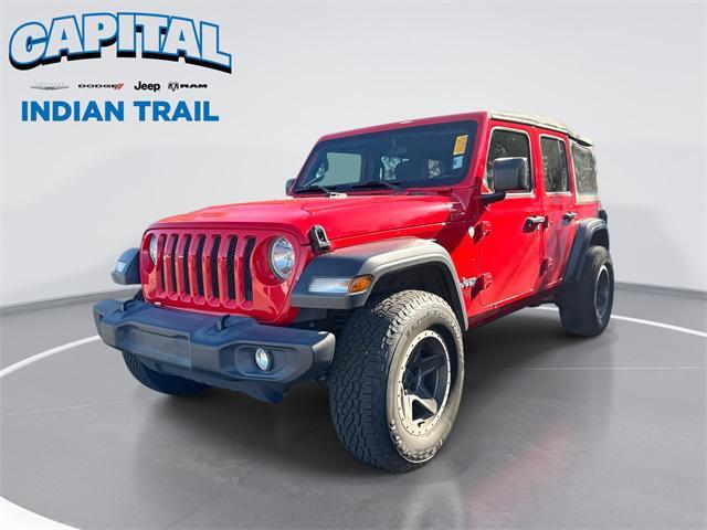used 2018 Jeep Wrangler Unlimited car, priced at $20,456
