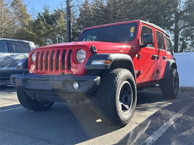 used 2018 Jeep Wrangler Unlimited car, priced at $20,456