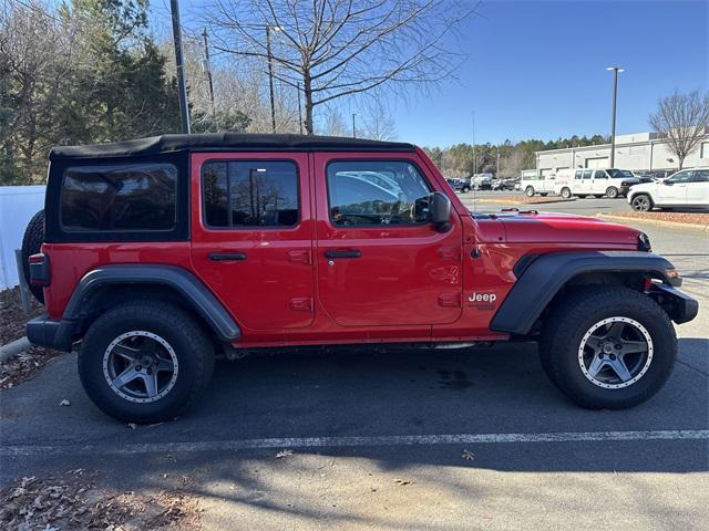 used 2018 Jeep Wrangler Unlimited car, priced at $20,456