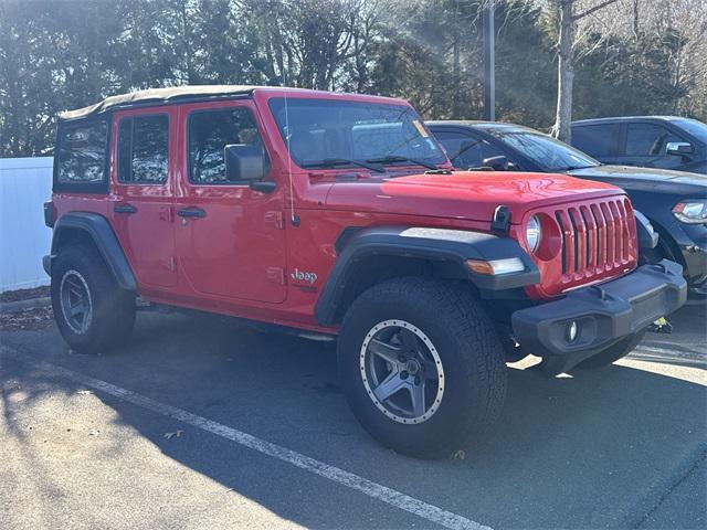 used 2018 Jeep Wrangler Unlimited car, priced at $20,456