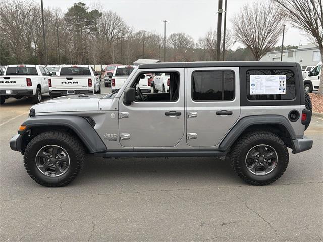 used 2018 Jeep Wrangler Unlimited car, priced at $18,968