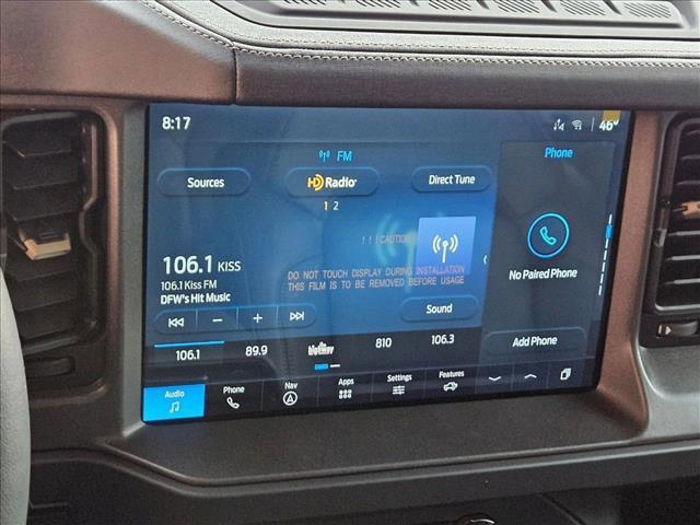 new 2025 Ford Bronco car, priced at $62,176