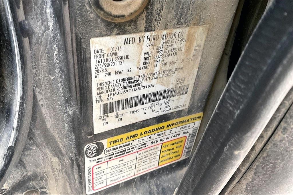 used 2016 Ford Expedition car, priced at $8,500