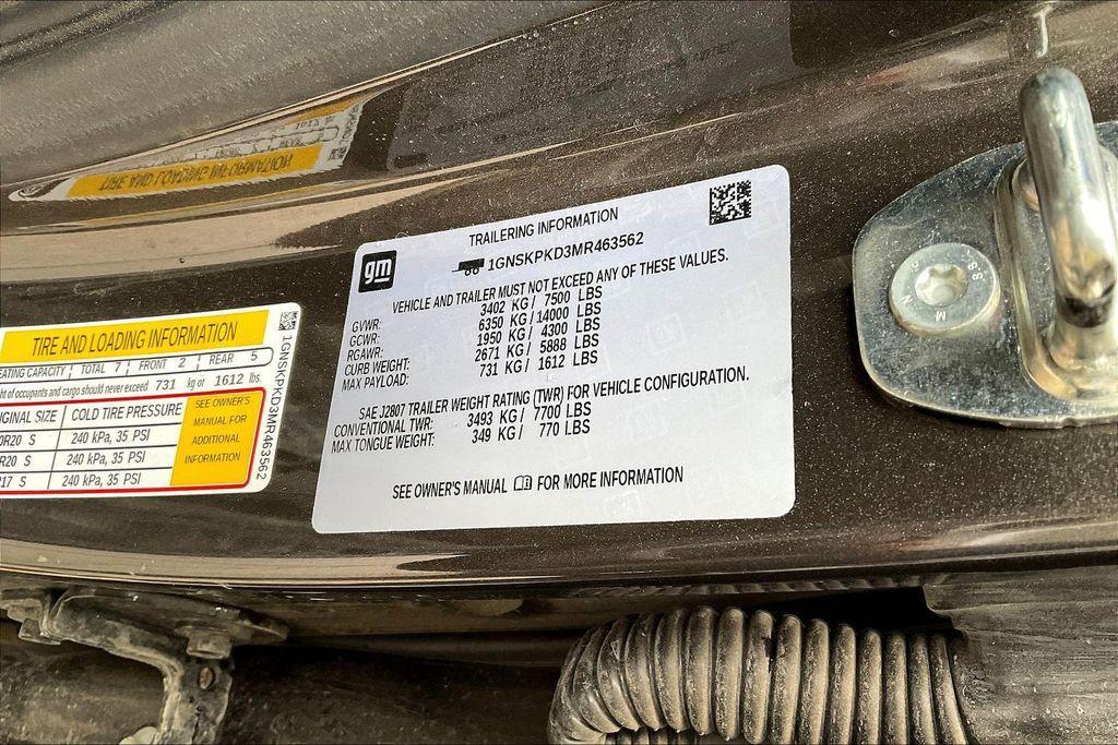 used 2021 Chevrolet Tahoe car, priced at $44,475