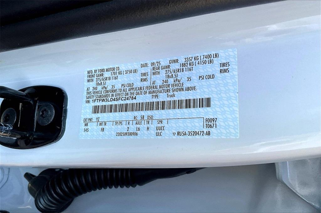 new 2025 Ford F-150 car, priced at $54,352