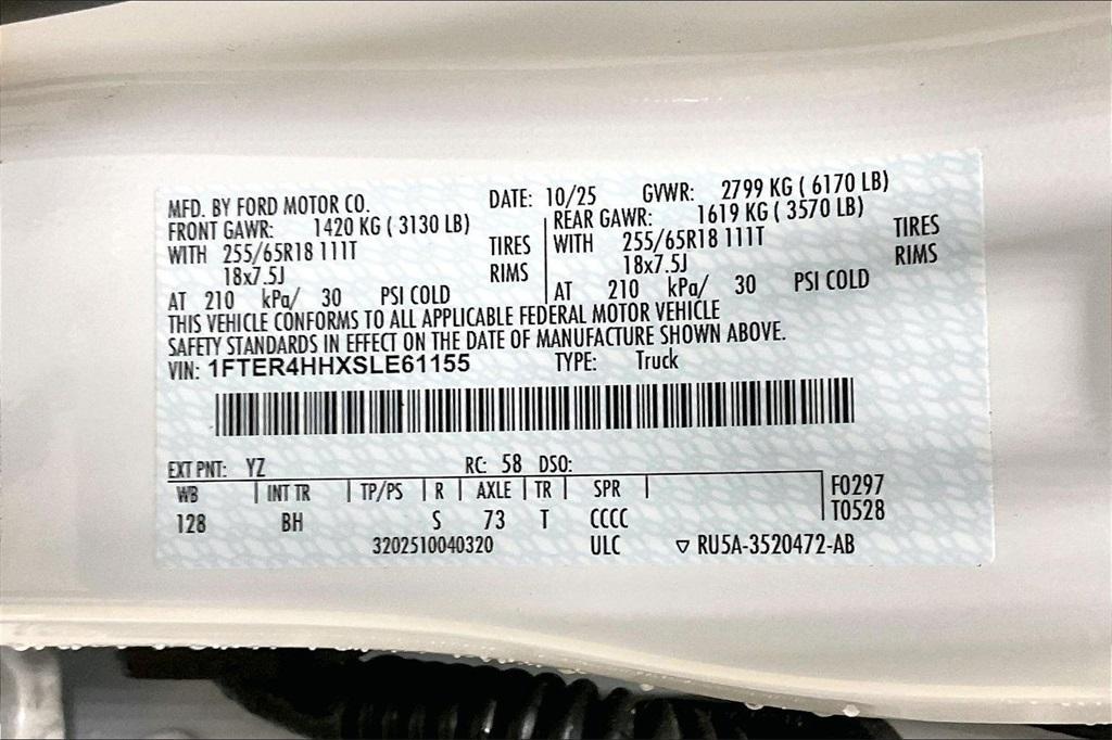 new 2025 Ford Ranger car, priced at $39,303