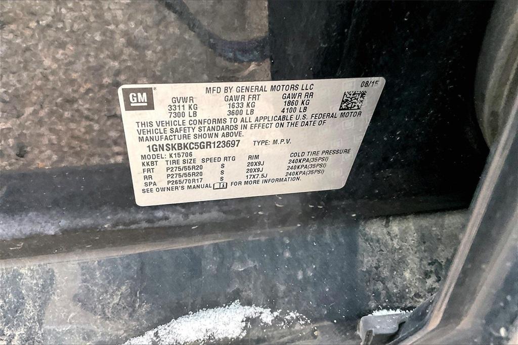 used 2016 Chevrolet Tahoe car, priced at $7,000