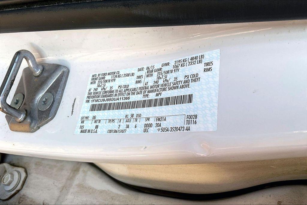 used 2016 Ford Escape car, priced at $5,500