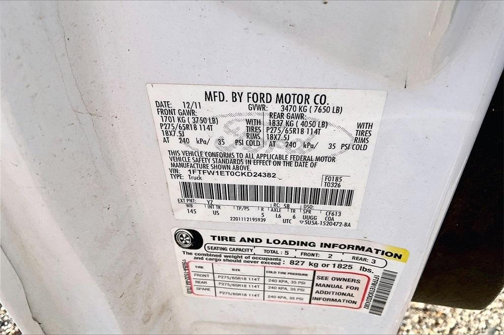 used 2012 Ford F-150 car, priced at $6,000