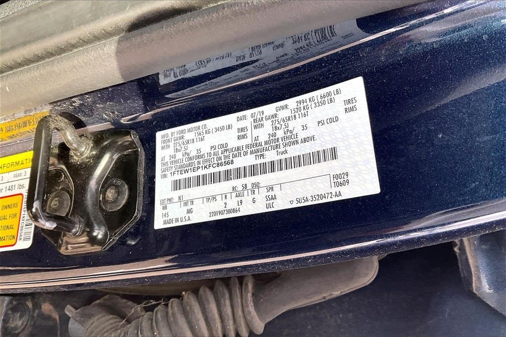 used 2019 Ford F-150 car, priced at $26,833