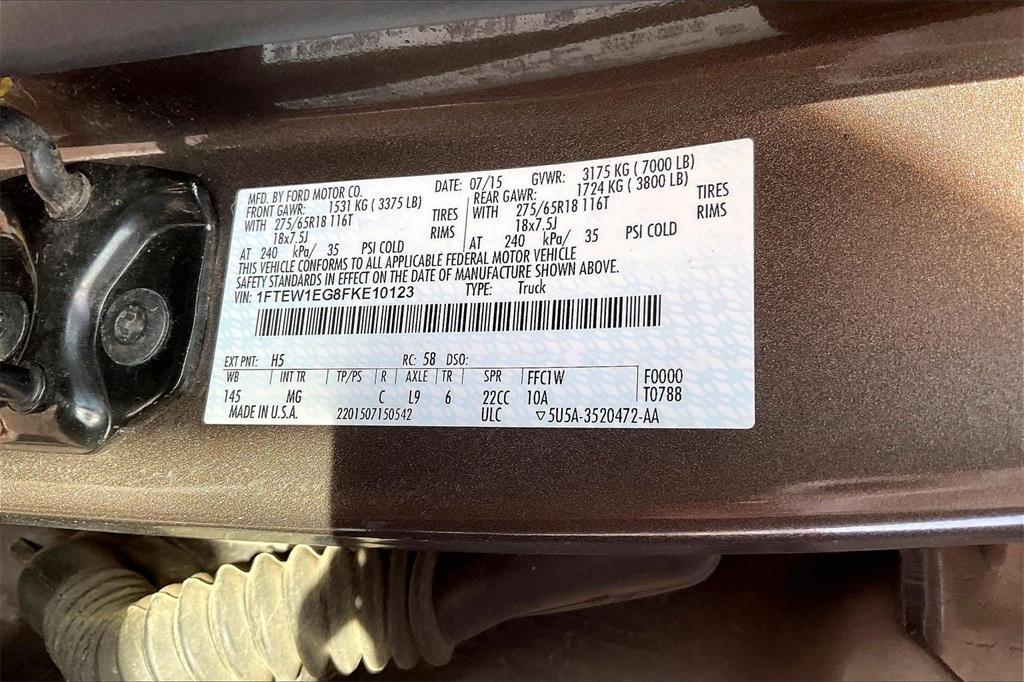 used 2015 Ford F-150 car, priced at $12,200