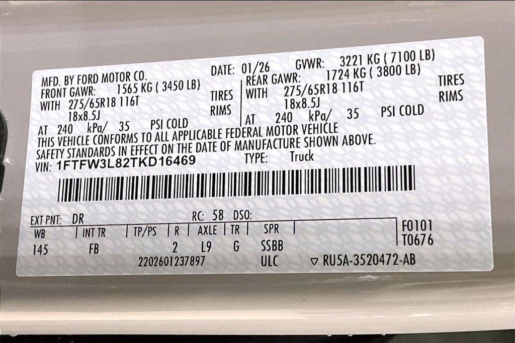 new 2026 Ford F-150 car, priced at $58,900