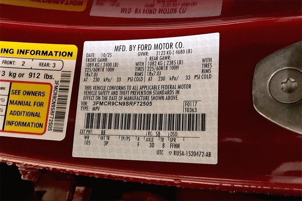 new 2025 Ford Bronco Sport car, priced at $38,506