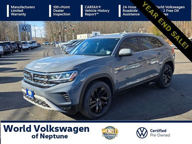 used 2022 Volkswagen Atlas Cross Sport car, priced at $23,995