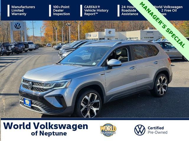 used 2022 Volkswagen Taos car, priced at $19,225
