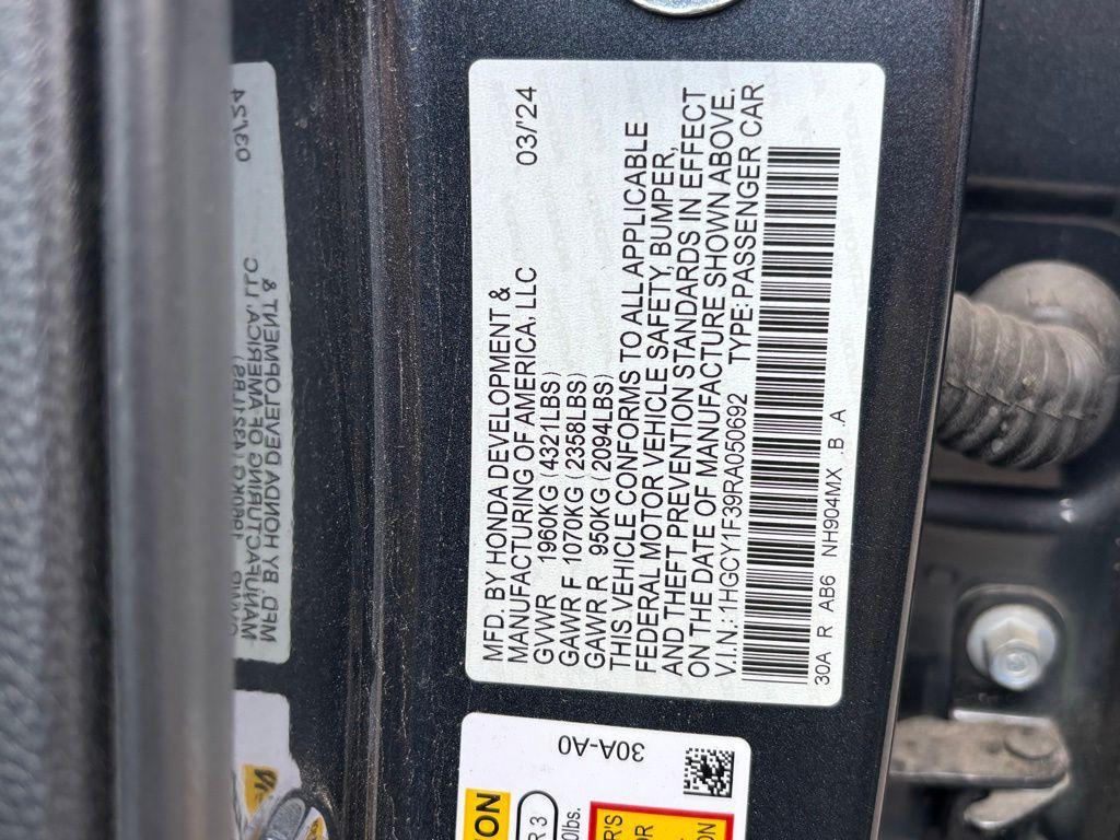 used 2024 Honda Accord car, priced at $25,591
