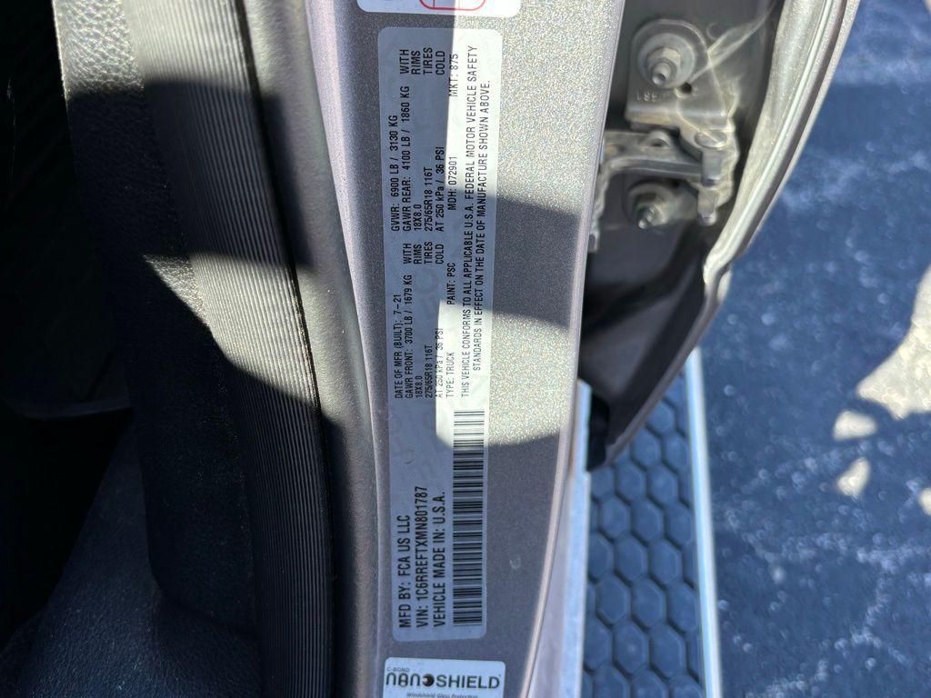 used 2021 Ram 1500 car, priced at $28,991