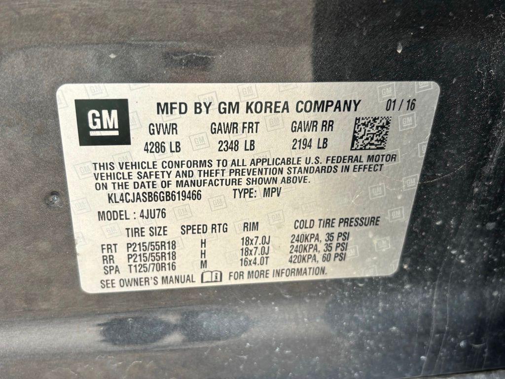 used 2016 Buick Encore car, priced at $11,991