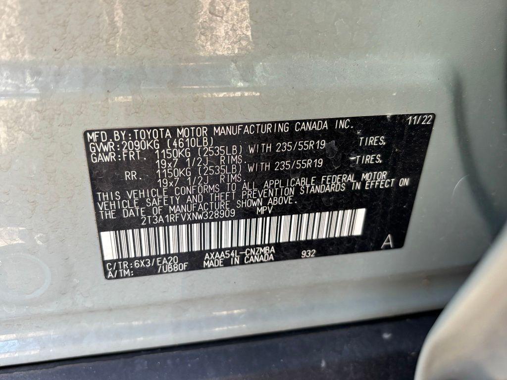 used 2022 Toyota RAV4 car, priced at $29,991