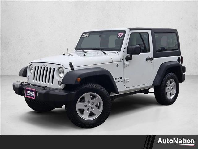 used 2017 Jeep Wrangler car, priced at $13,495