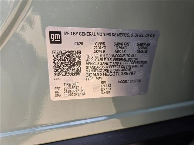 new 2026 Chevrolet Equinox car, priced at $27,744