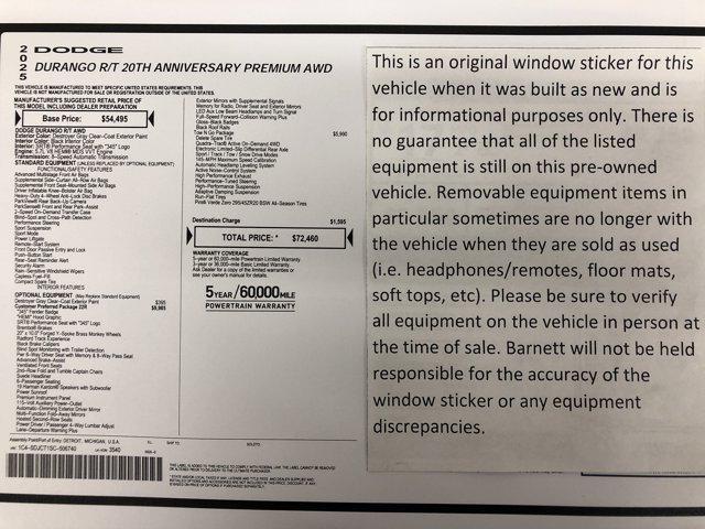 used 2025 Dodge Durango car, priced at $48,988