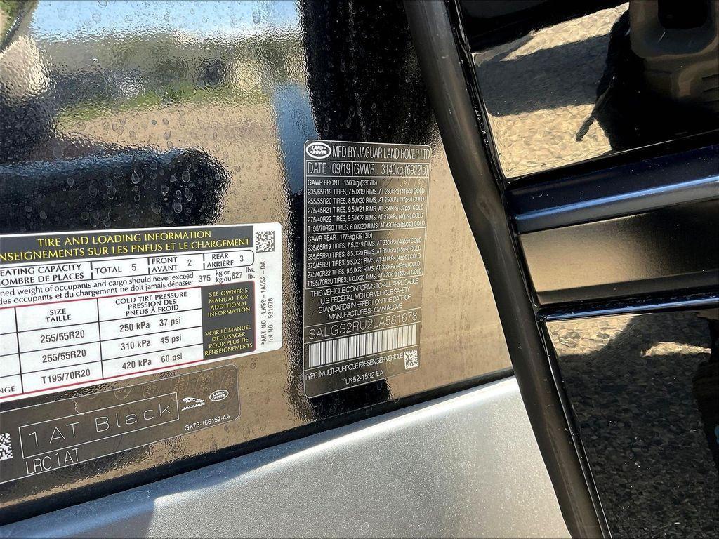 used 2020 Land Rover Range Rover car, priced at $33,440